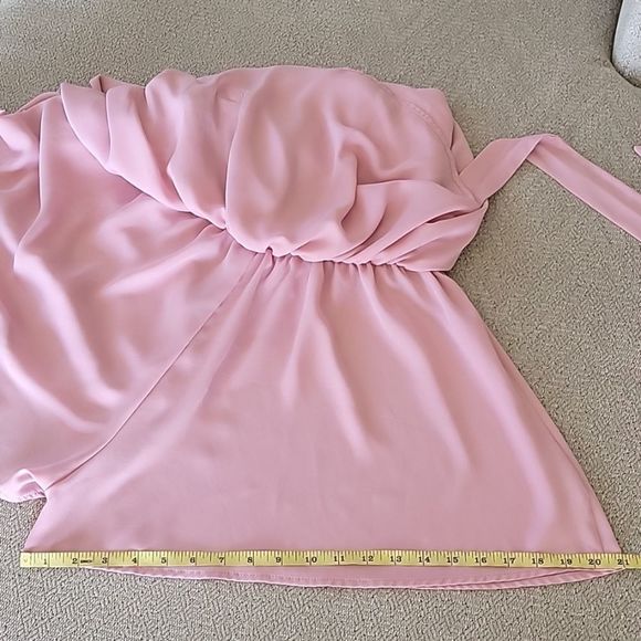 Lucy In The Sky Pink Sleeveless Open Back Romper - Size Large - Picture 10 of 16